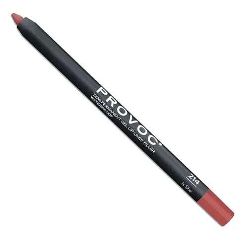 PROVOC Semi-Permanent Gel Lip Liner Filler WP 214 Is She Гелевая подводка в карандаше для губ LPL214