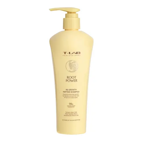 T-LAB PROFESSIONAL, ROOT POWER, шампунь для волос с пептидами, способствующими росту волос, 300 мл