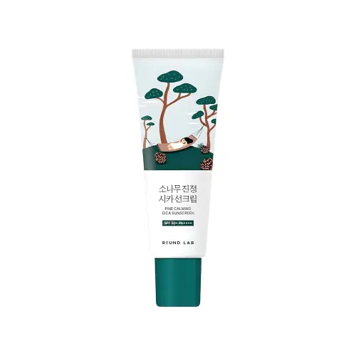 ROUND LAB PINE CALMING CICA PRIMER SUNSCREEN  Праймер-солнцезащитный крем Pine Calming Cica 50 мл