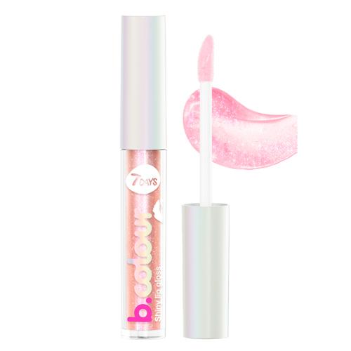 7DAYS B.COLOUR Мерцающий блеск для губ / 04 Candy Mania, 2,5 мл
