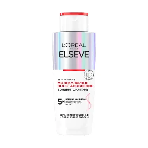 Elseve Шампунь для волос L'OREAL 200мл Молекулярное восстановление