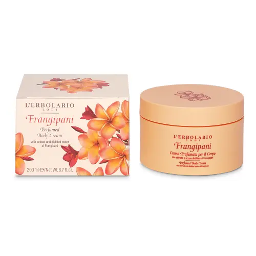 L'Erbolario Frangipani Perfumed Body Cream Парфюмированный крем для тела «Франжипани» 200мл