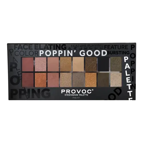 PROVOC Poppin’ Good Eyeshadow Pink-Fit Palette 16 Colors Палитра теней для век PoppinPNKFES