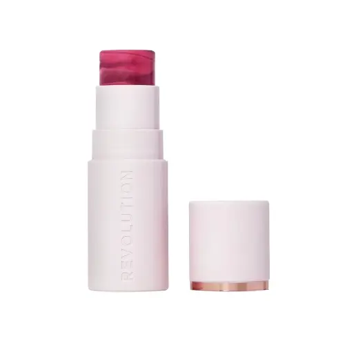 REVOLUTION  РУМЯНА В СТИКЕ SILK BLUSH BLUSHER STICK Berry Flush
