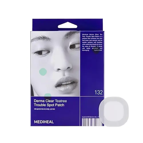 MEDIHEAL DERMA CLEAR TEATREE TROUBLE SPOT PATCH  Патчи точечные противовоспалительные 44 шт