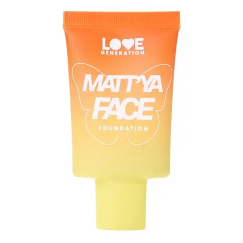 Love Generation Матирующий тональный крем c экстрактом матчи / Mattifying foundation cream with matcha extract Matt'ya Face тон 01 30 мл