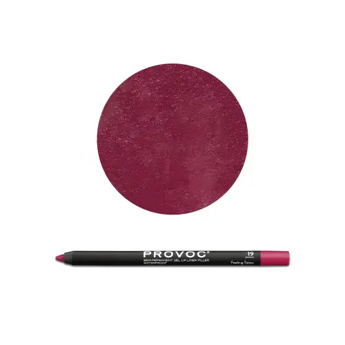 PROVOC Semi-Permanent Gel Lip Liner Filler WP 19 Feeling Sassy Гелевая подводка в карандаше для губ LPL19
