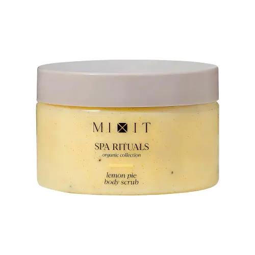 MIXIT Соляной скраб-бальзам для тела с ароматом лимонного пирога MIXIT Spa Rituals Lemon Pie Body Scrub 300г