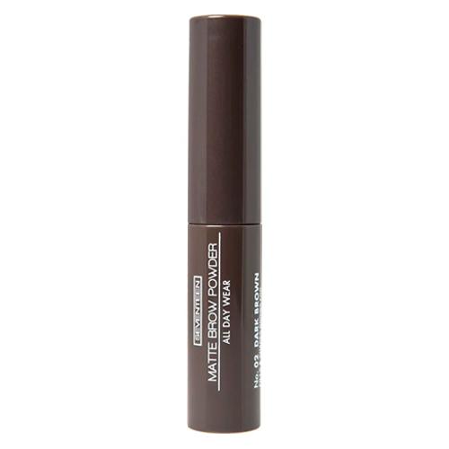 Seventeen Тени-пудра для бровей с матовым эффектом MATTE BROW POWDER ALL DAY WEAR т.02 т.коричневый