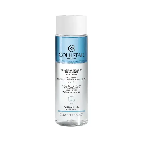 COLLISTAR TWO PHASE MAKE UP REMOVING SOLUTION Двухфазное средство для снятия макияжа 200 ml