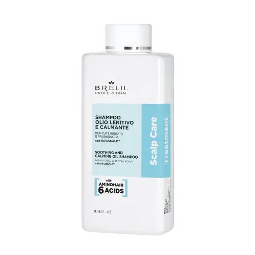 BRELIL AT SCALP SHAMPOO LENIT Масляный шампунь смягчающего и успокаивающего действия,, 250 мл