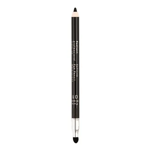 RADIANT  SOFT LINE WATERPROOF EYE PENCIL No 1 - PURE BLACK Карандаш для глаз водостойкий Softline Eye Pencil Waterproof, т. 01 черный