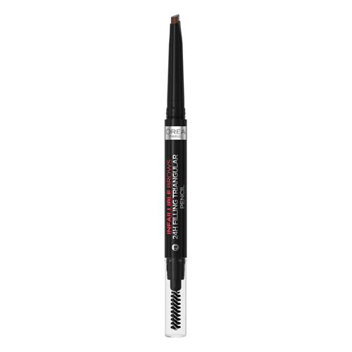 L'oreal Карандаш для бровей Brows Triangular Pencil, оттенок 3.0, темно-коричневый