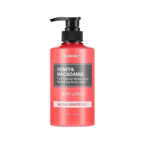 Kundal Косметические средства лосьон для тела: HONEY & MACADAMIA PURE BODY LOTION 500ML - PINK GRAPEFRUIT