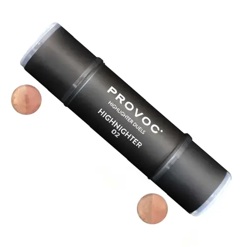 PROVOC Highlighter Duels 01 Sinkiss Хайлайтер двухсторонний для лица в стике HGD01