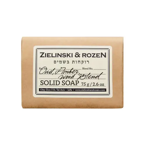 Zielinski & Rozen Твердое мыло Уд, Амбра, Вуд Бленд (75гр)