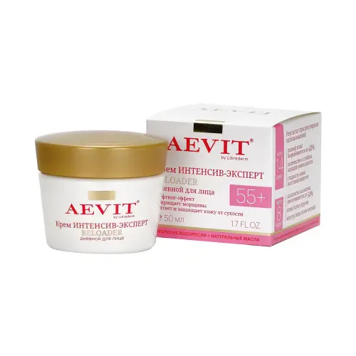 AEVIT BY LIBREDERM RELOADER крем Интенсив-эксперт восстанавливающий уход против морщин дневной 55+ 50 мл
