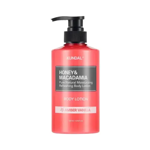 Kundal Косметические средства лосьон для тела: HONEY & MACADAMIA PURE BODY LOTION 500ML - AMBER VANILLA