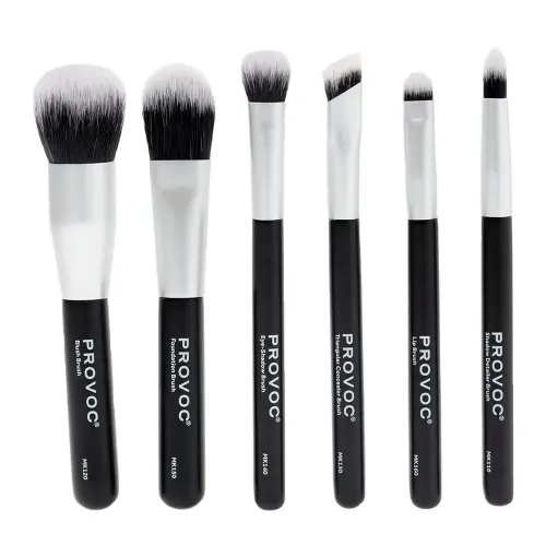 PROVOC Brush Mini Makeup Set 6pcs Кисти для макияжа BRMST