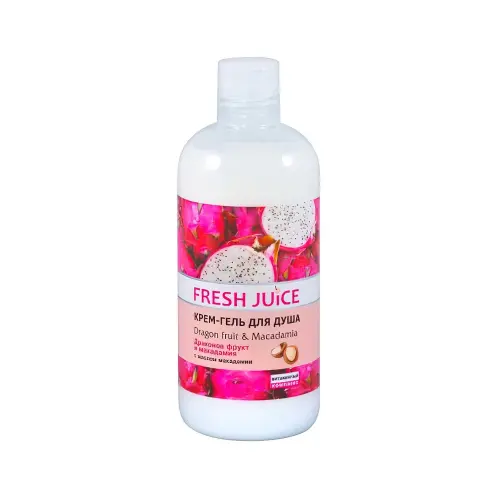 Fresh Juice Крем - гель для душа Dragon fruit & Macadamia, 500 мл.