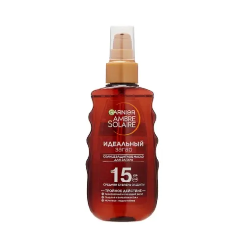 Garnier Аmbre Solar Масло - спрей СПФ15 150 мл