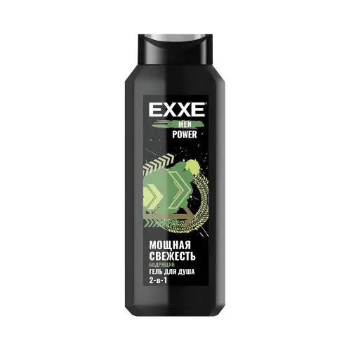 EXXE MEN 2в1 Бодрящий POWER Гель для душа, 400 мл