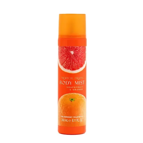 SOMERSET Tropical Fruit Orange & Grapefruit Refreshing Body Mist 240ml Тропические фрукты 240 мл Освежающий спрей для тела с апельсином и грейпфрутом