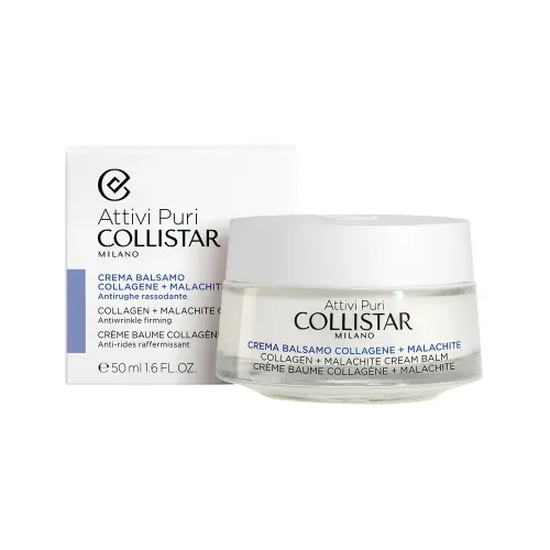 COLLISTAR ATTIVI PURI COLLAGEN + MALACHITE CREAM BALM Питательный крем-бальзам с коллагеном и малахитом 50 ml