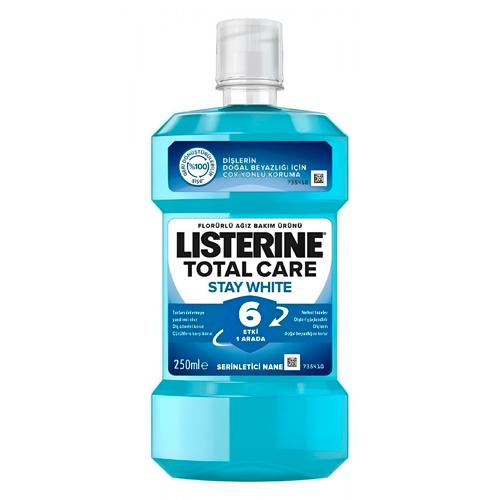 LISTERINE® Total Care Ополаскиватель для полости рта Stay White 250 мл (TR)