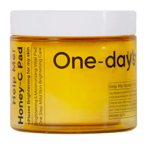 ONE DAYS YOU HELP ME HONEY-C PAD Тонер пэды с экстрактом прополиса 60 шт рефил