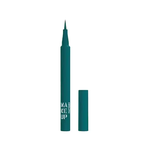 Make Up Factory Liquid Color Liner shade 30 Magic Teal Подводка для глаз LIQUID COLOR LINER тон 30 Волшебный зеленый