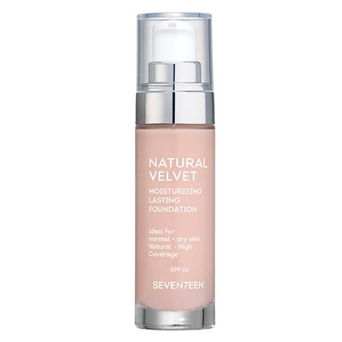 Seventeen Тональный крем длительного действия NATURAL VELVET MOISTURIZING LASTING FOUNDATION, т.3