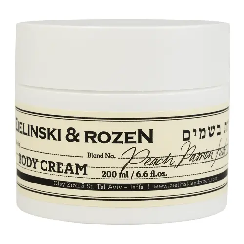Zielinski & Rozen  Body cream in a jar 888 Peach, Passion fruit, Musk   Крем для тела в банке 888 Персик, Маракуйя, Мускус 200мл
