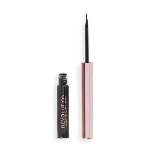 REVOLUTION ПОДВОДКА ДЛЯ ГЛАЗ SUPER FLICK LIQUID EYELINER Black
