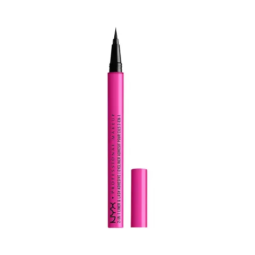 NYX JUMBO 2IN1 LNR N LSH ADH BDDST BLK  Подводка для глаз и клей для ресниц 2 в 1