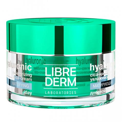 LIBREDERM Eco-refill Гиалуроновый cica-крем увл-щий мат-щий дн д жир кож 50 мл