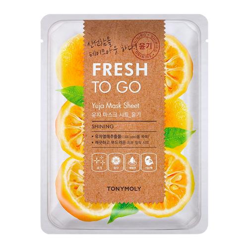 Tony Moly Маска для лица FRESH TO GO YUJA MASK SHEET