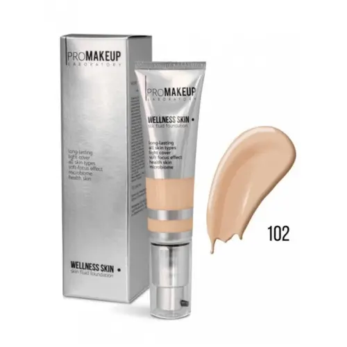 PRO Тональный крем WELLNESS SKIN с шелковым покрытием 102