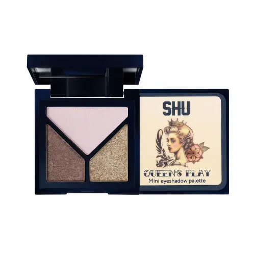 SHU МИНИ-ПАЛЕТКА ТЕНЕЙ ДЛЯ ВЕК QUEEN'S PLAY МАРКИ SHU №122 светлый лавандовый