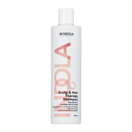 INDOLA Scalp&Hair Therapy шампунь для кожи головы и волос с растительным кератином и микроативированным средством против перхоти 300мл