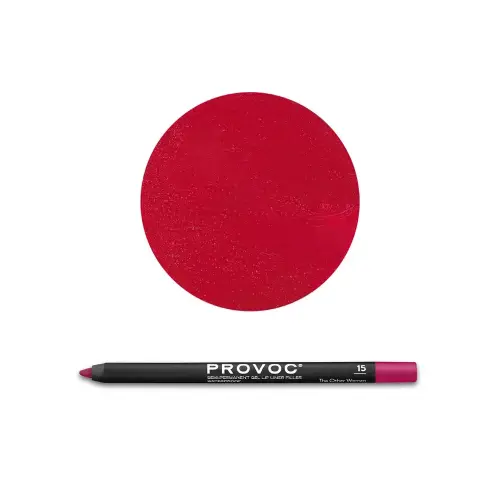 PROVOC Semi-Permanent Gel Lip Liner Filler WP 15 The Other Woman  Гелевая подводка в карандаше для губ LPL15
