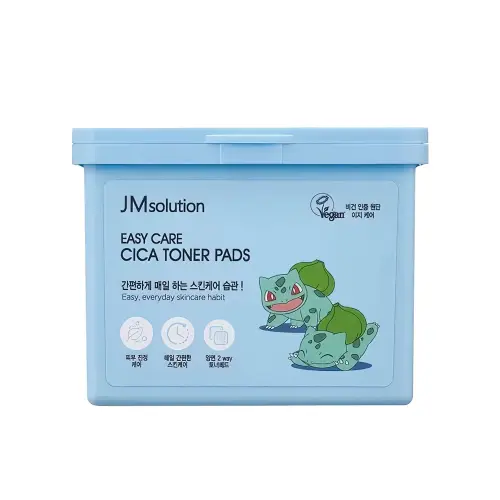 Jmsolution Easy Care Cica Toner Pads Успокаивающие тонер-пэды с экстрактом центеллы 70 шт 200 мл