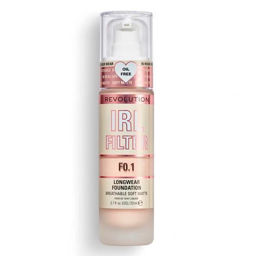 REVOLUTION ТОНАЛЬНАЯ ОСНОВА IRL FILTER LONGWEAR FOUNDATION F0.1