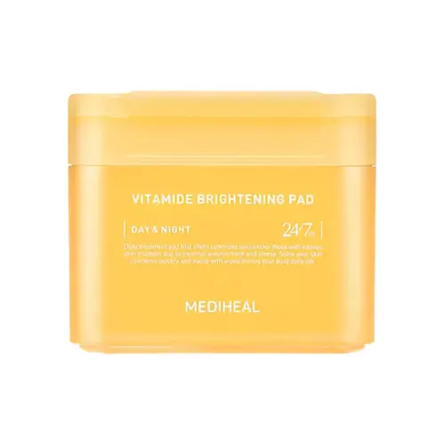 MEDIHEAL VITAMIDE BRIGHTENING PAD Осветляющие тонер-пэды с витаминами 100 шт 170 мл
