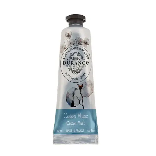Durance Soft hand cream Cotton Musk 30 mL 1 fl.oz