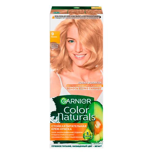Garnier Стойкая питательная крем-краска для волос Color Naturals, оттенок 9 Ваниль
