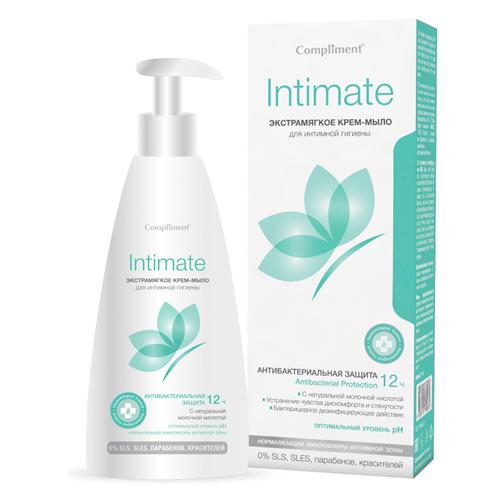 Compliment INTIMATE Экстрамягкое Крем-мыло для интимной гигиены 250 мл