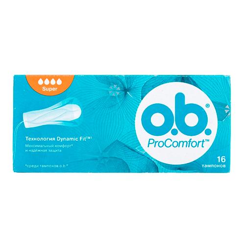o.b.® Тампоны ProComfort супер 16 шт