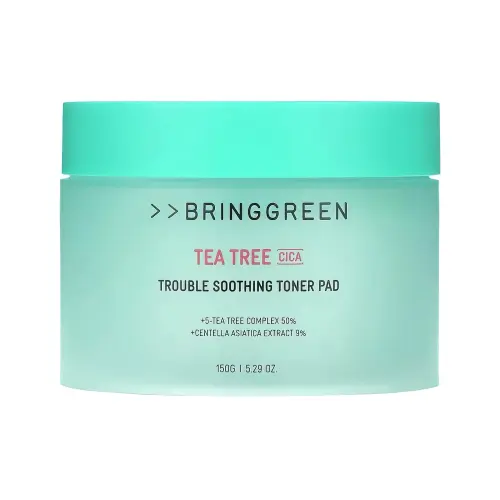 BRINGGREEN Tea Tree Cica Trouble Soothing Toner Pad 90ea