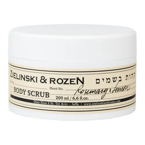 Zielinski & Rozen  Body scrub Rosemary, Lemon, Neroli   Скраб для тела Розмарин, Лимон, Нероли 200мл